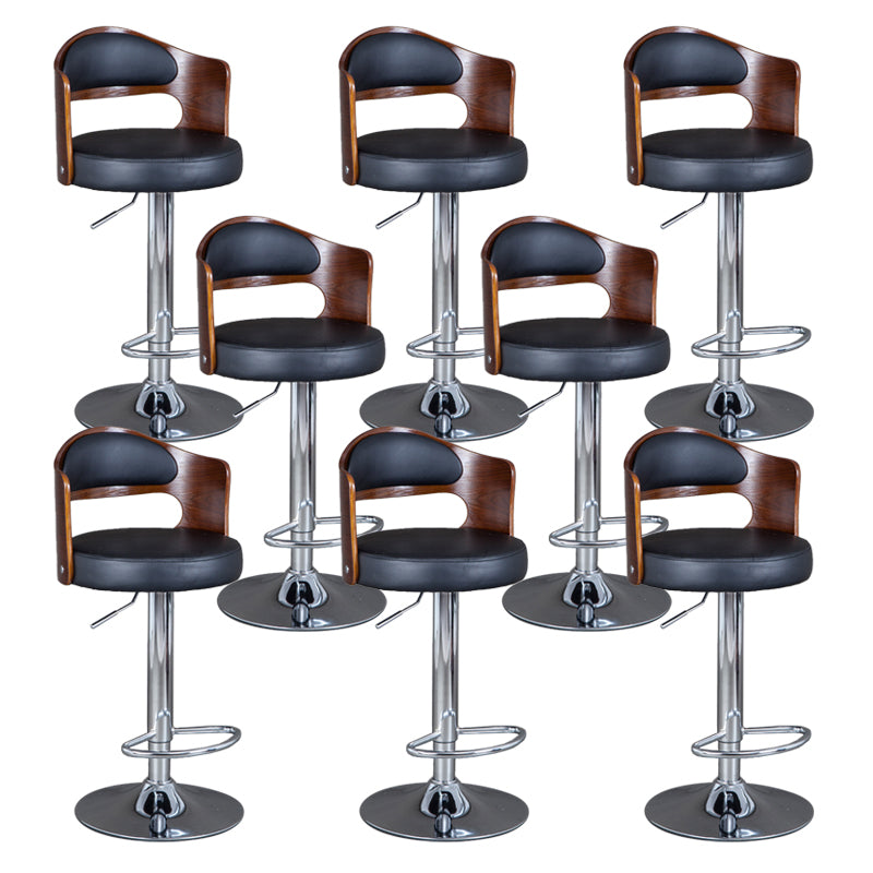 Rotating Barstool Nordic Style Steel Pedestal Bar Stool for Dining Room
