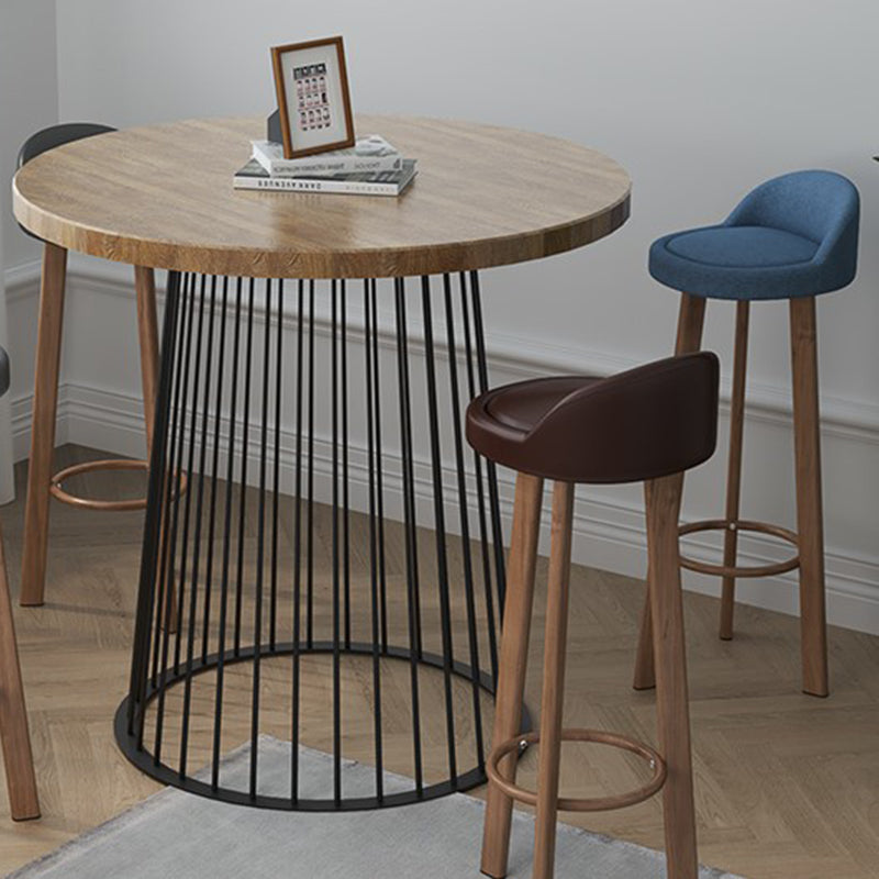 Nordic Simple Barstool Steel Frame Bar Stool for Coffee Shop