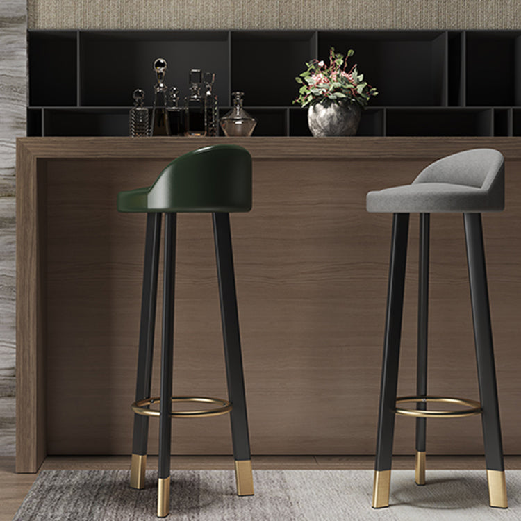 Nordic Simple Barstool Steel Frame Bar Stool for Coffee Shop