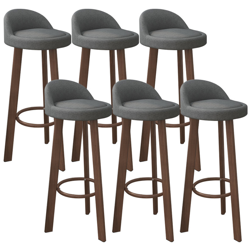 Nordic Simple Barstool Steel Frame Bar Stool for Coffee Shop
