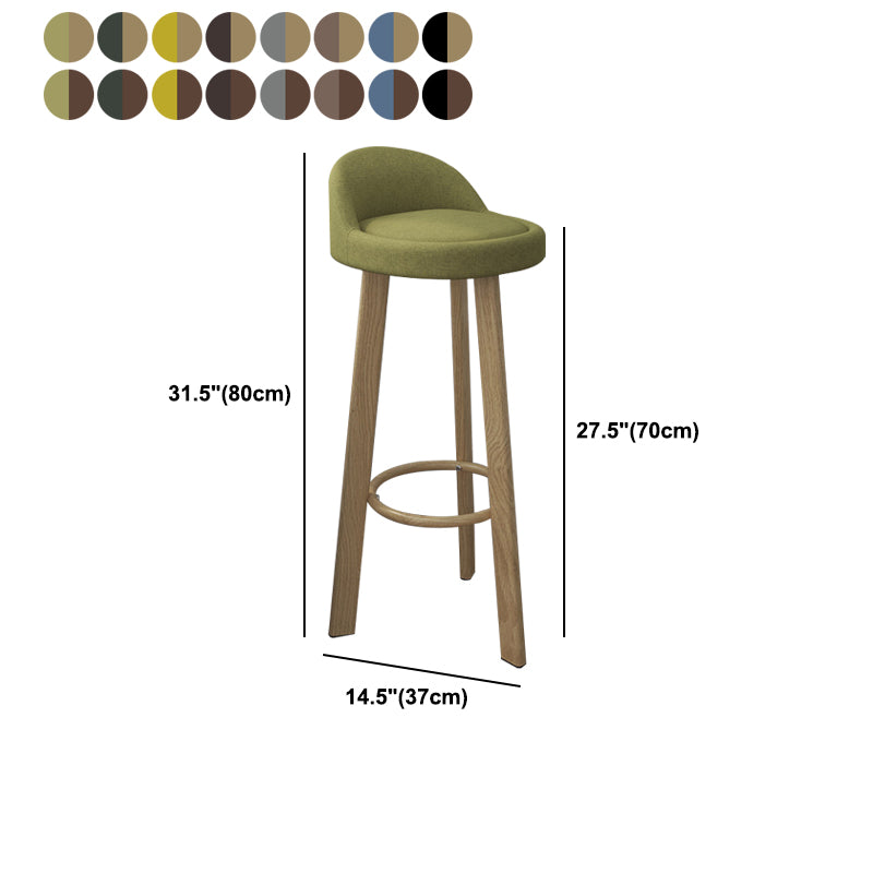 Nordic Simple Barstool Steel Frame Bar Stool for Coffee Shop