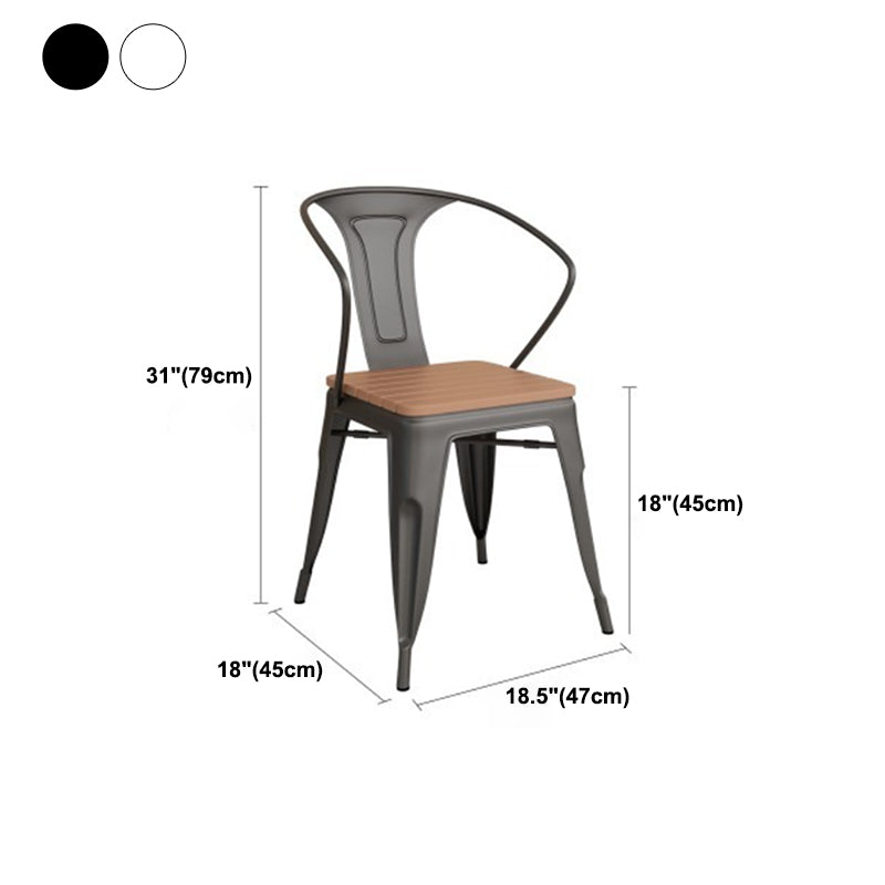 Industrial 1/3/5 Pieces Dining Set Rectangle Wood Dining Table for Courtyard