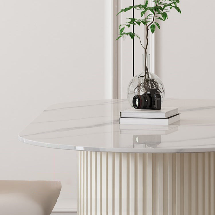 Traditional Luxury Dining Table Sintered Stone Table for Home