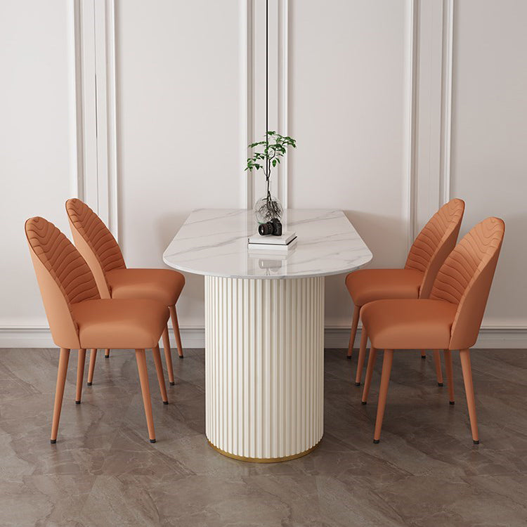 Traditional Luxury Dining Table Sintered Stone Table for Home