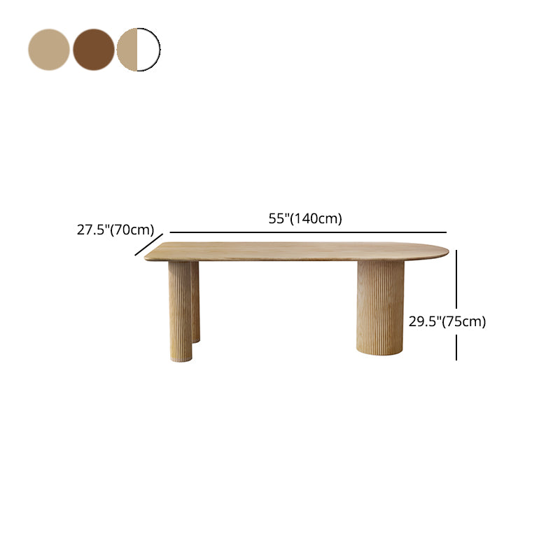 Contemporary Style Dining Table Dining Room Kitchen Table with Tripod Base