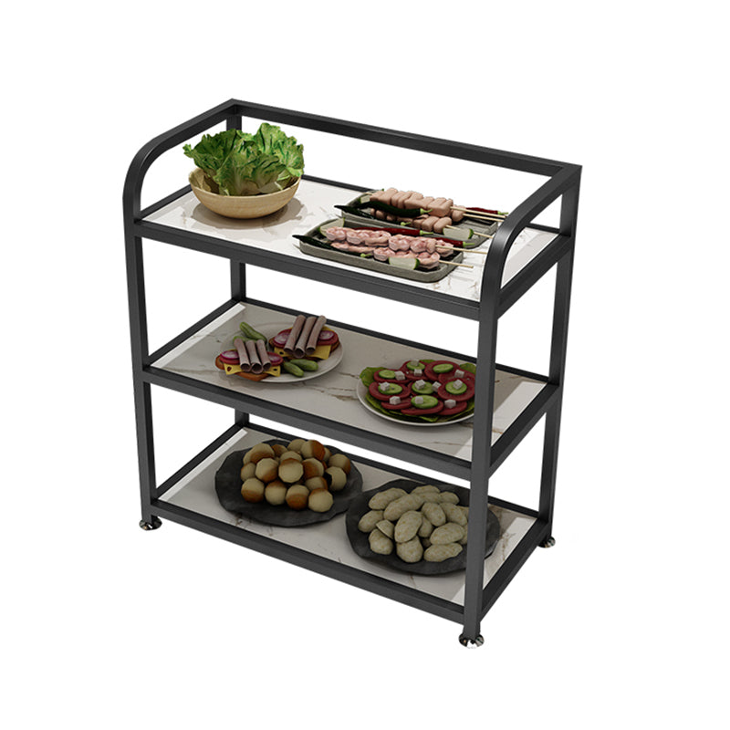 25.59"H Portable Modern Prep Table Metal Prep Table for Home Use