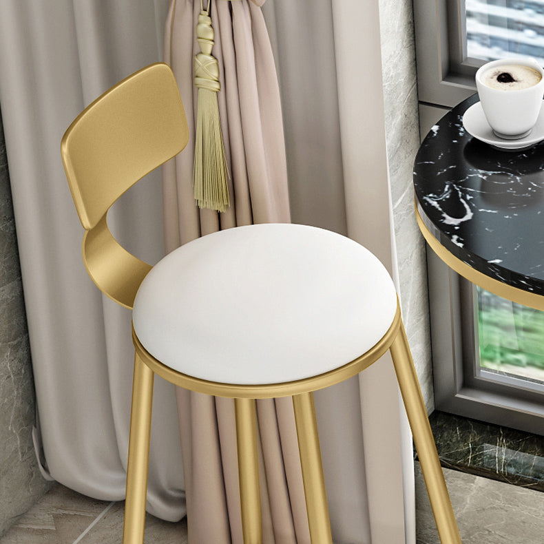 1/2/3 Pieces Glam Iron Bar Table Set Faux Marble Top Bistro Set with Pedestal