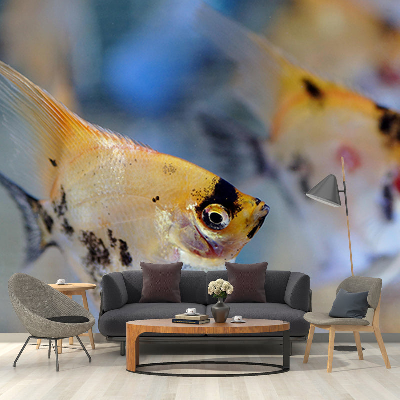 Photography Wall Mural Tropical Fish Printed Drawing Room Wall Mural