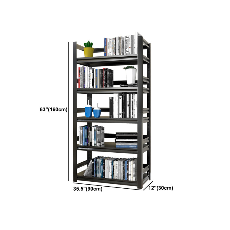 Rectangle Standard Bookshelf Scandinavian Metal Bookcase for Home Office