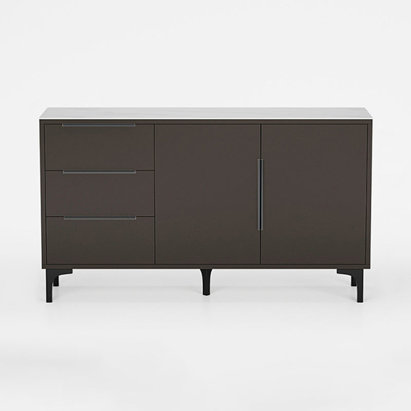 Sintered Stone Enclosed TV Storage Scandinavian Rectangle TV Cabinet
