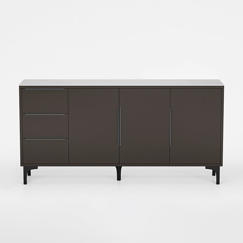 Sintered Stone Enclosed TV Storage Scandinavian Rectangle TV Cabinet