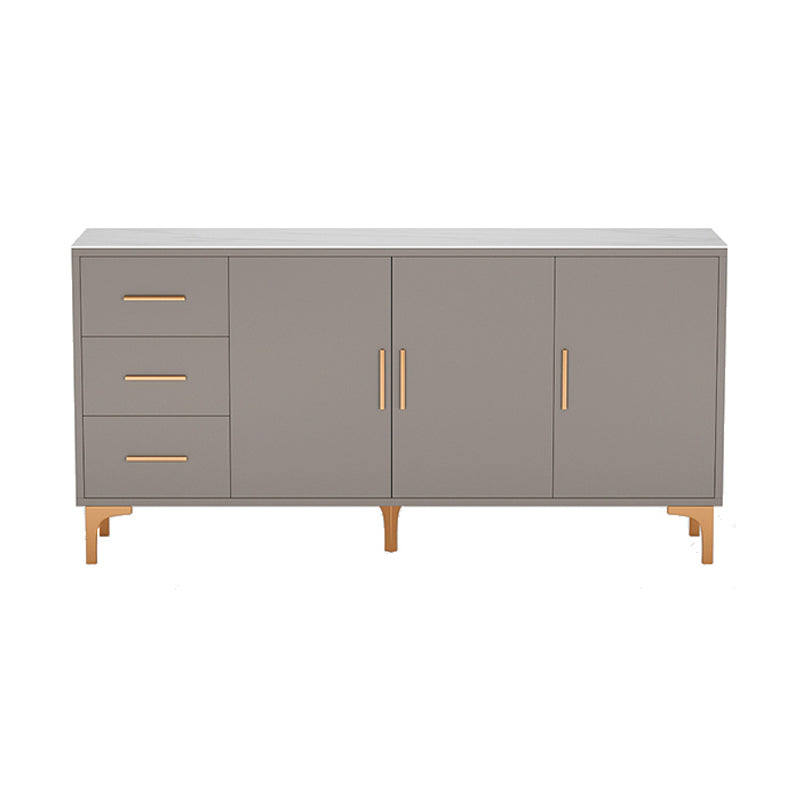 Sintered Stone Enclosed TV Storage Scandinavian Rectangle TV Cabinet