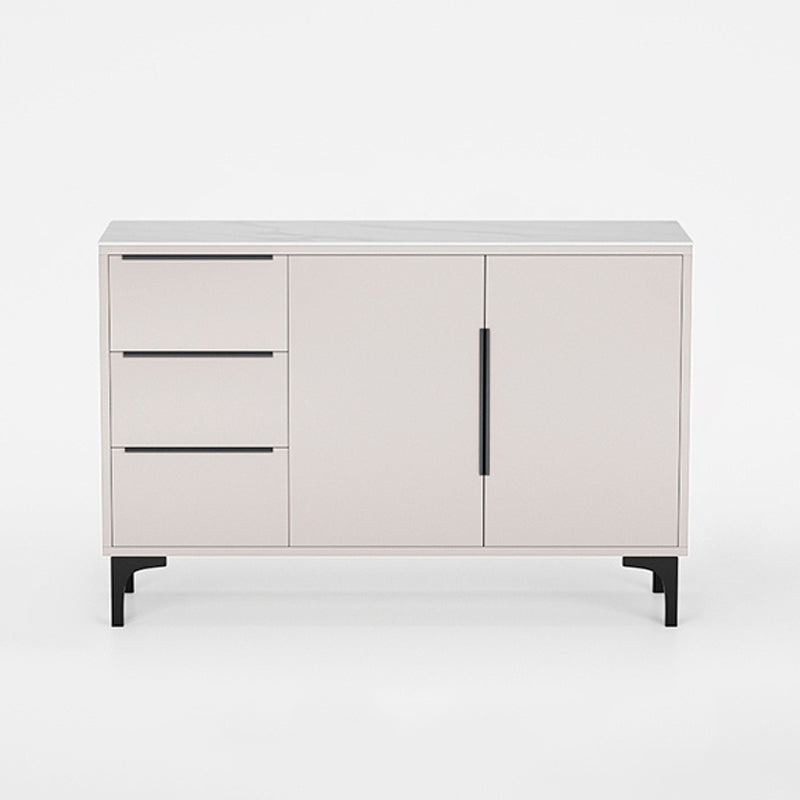 Sintered Stone Enclosed TV Storage Scandinavian Rectangle TV Cabinet