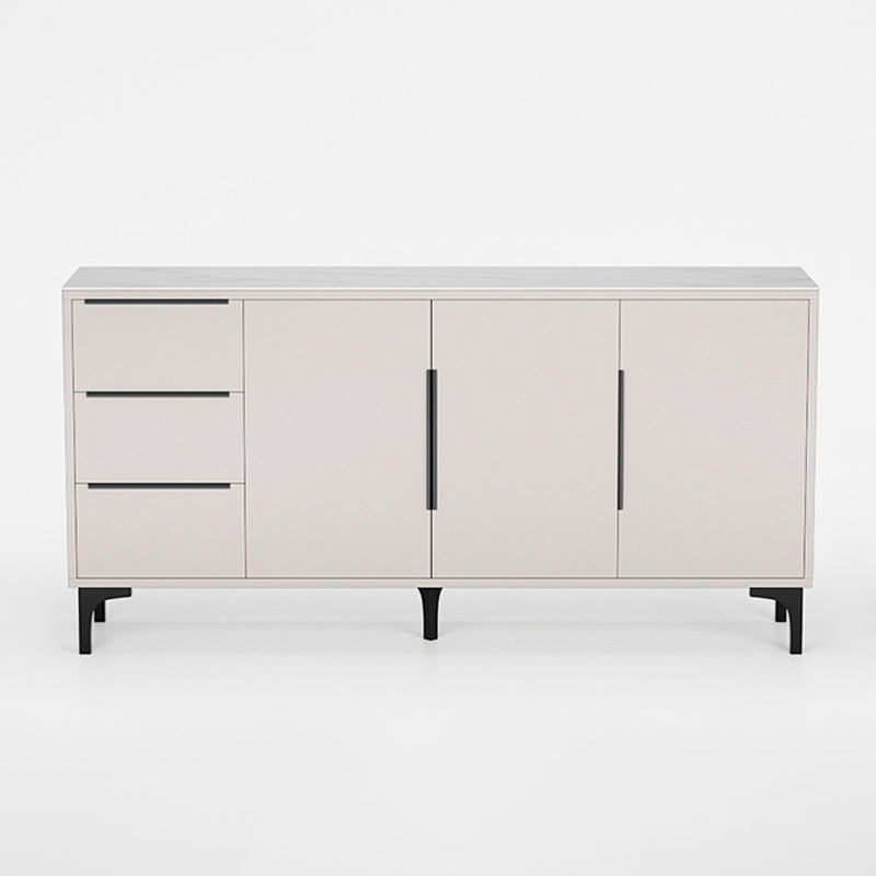 Sintered Stone Enclosed TV Storage Scandinavian Rectangle TV Cabinet