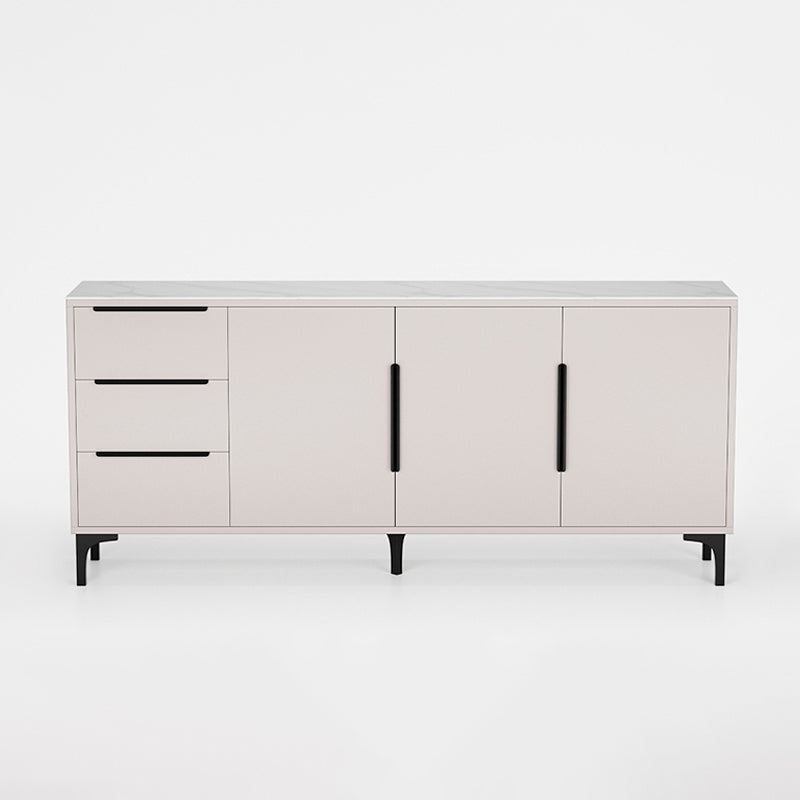 Sintered Stone Enclosed TV Storage Scandinavian Rectangle TV Cabinet