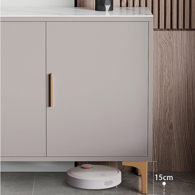 Sintered Stone Enclosed TV Storage Scandinavian Rectangle TV Cabinet
