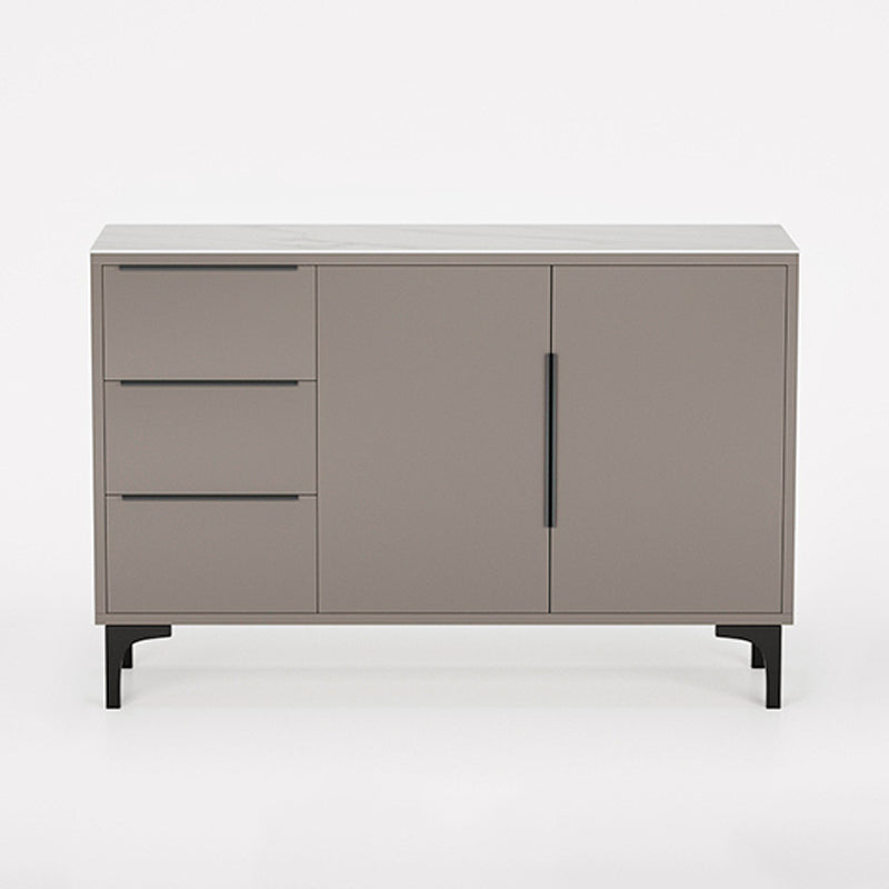 Sintered Stone Enclosed TV Storage Scandinavian Rectangle TV Cabinet