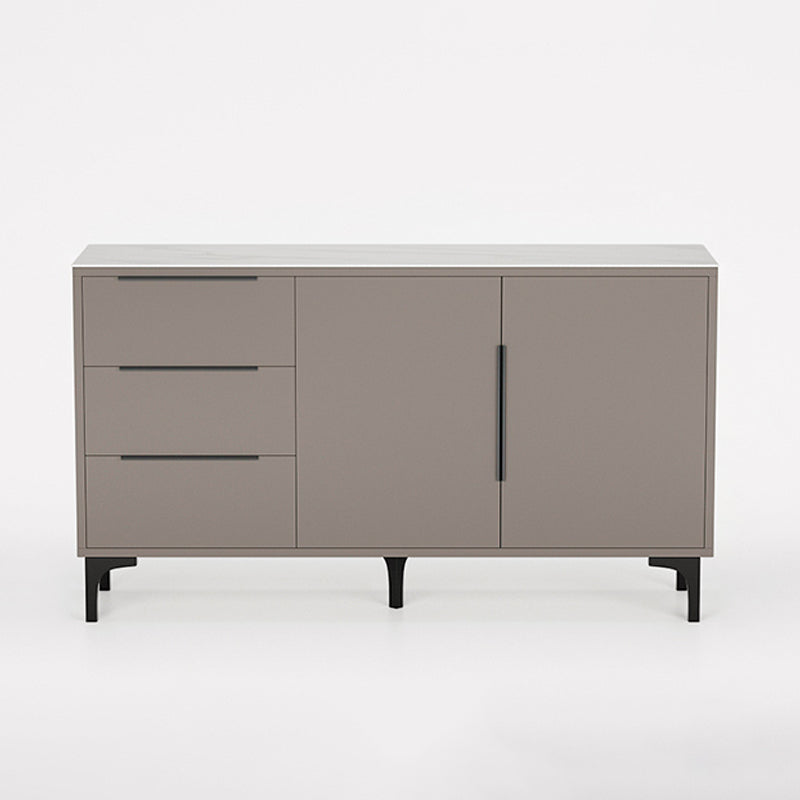 Sintered Stone Enclosed TV Storage Scandinavian Rectangle TV Cabinet