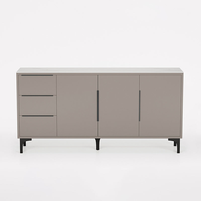 Sintered Stone Enclosed TV Storage Scandinavian Rectangle TV Cabinet
