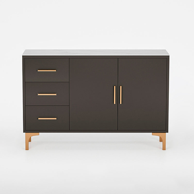 Sintered Stone Enclosed TV Storage Scandinavian Rectangle TV Cabinet