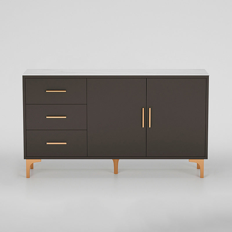 Sintered Stone Enclosed TV Storage Scandinavian Rectangle TV Cabinet