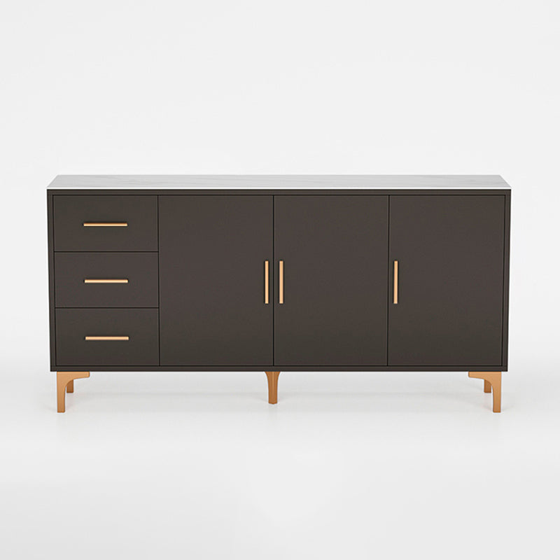 Sintered Stone Enclosed TV Storage Scandinavian Rectangle TV Cabinet