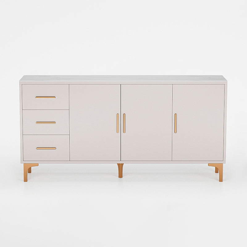 Sintered Stone Enclosed TV Storage Scandinavian Rectangle TV Cabinet