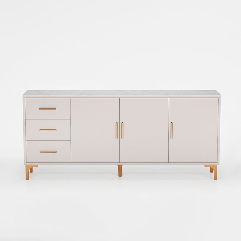 Sintered Stone Enclosed TV Storage Scandinavian Rectangle TV Cabinet