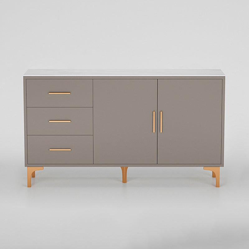 Sintered Stone Enclosed TV Storage Scandinavian Rectangle TV Cabinet