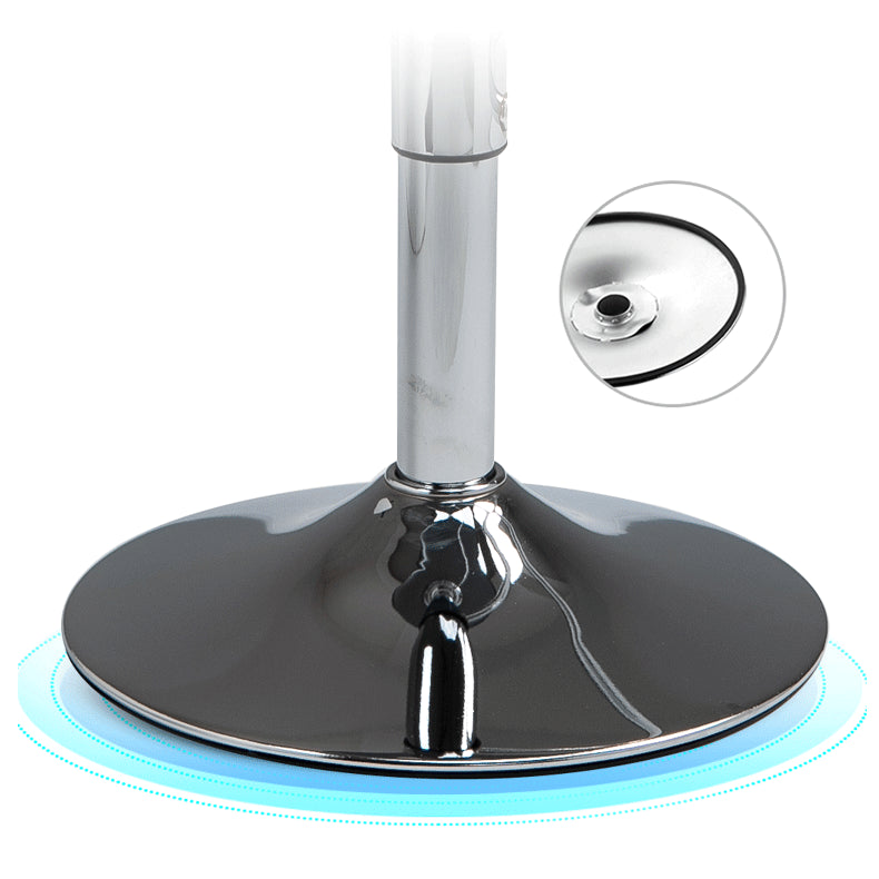 Contemporary Adjustable Height Bar Stool PU Leather Bar Stools for Kitchen