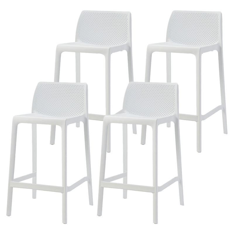 Nordic Simple Stackable Bar-stool Plastic Counter Bar Stool for Home