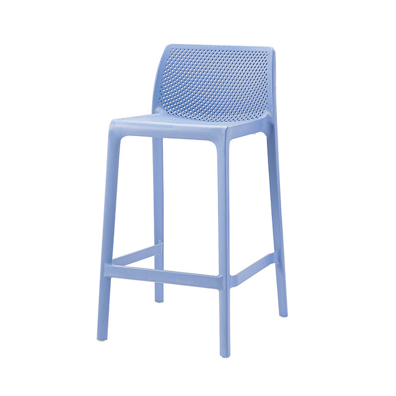 Nordic Simple Stackable Bar-stool Plastic Counter Bar Stool for Home
