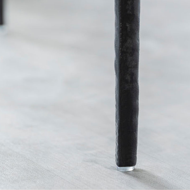 Luxury Oak Wood Table for Restaurant Rectangle Dining Table with Metal 4 Legs