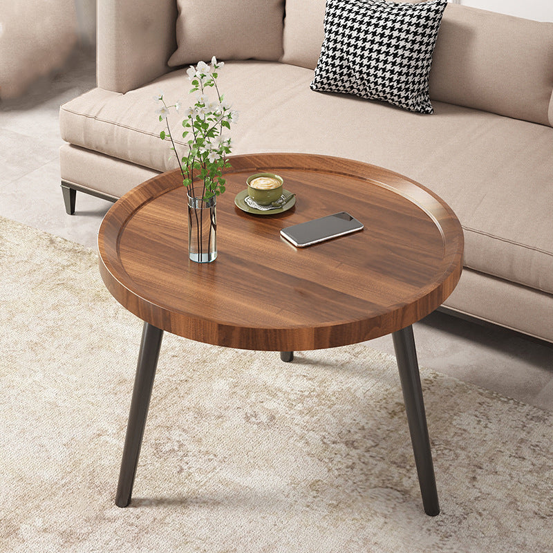 Nordic Round Coffee Table Tea/Black/White Cocktail Table for Living Room