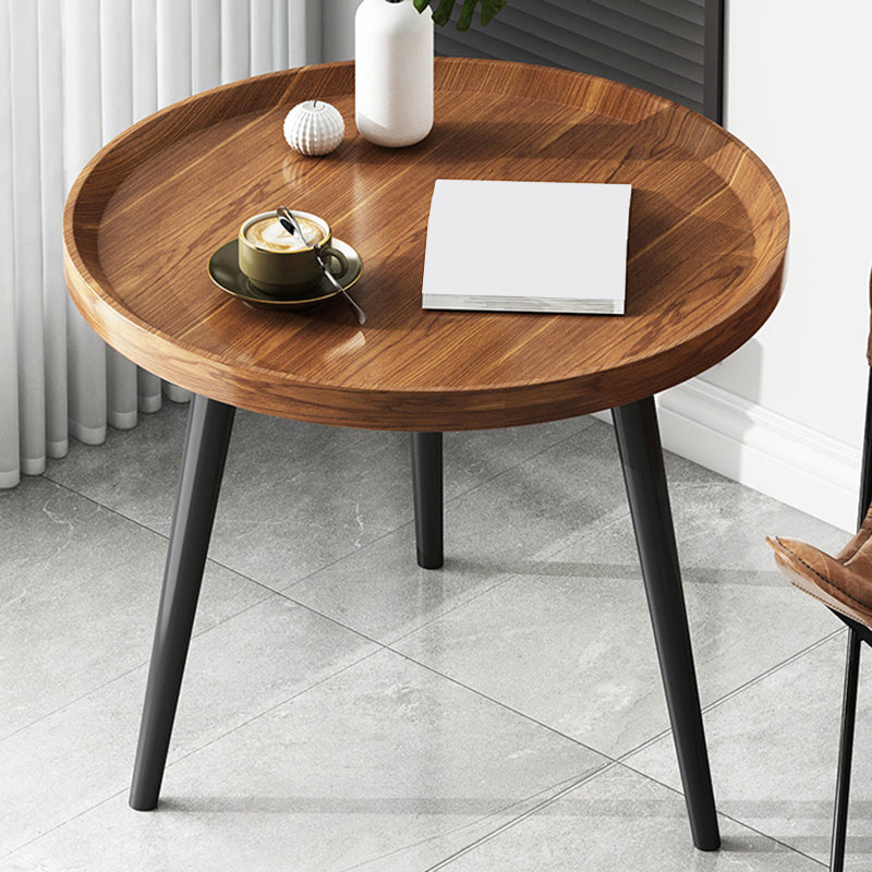 Nordic Round Coffee Table Tea/Black/White Cocktail Table for Living Room
