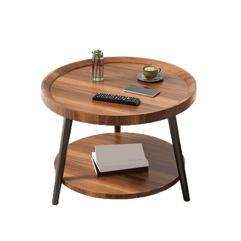 Nordic Round Coffee Table Tea/Black/White Cocktail Table for Living Room