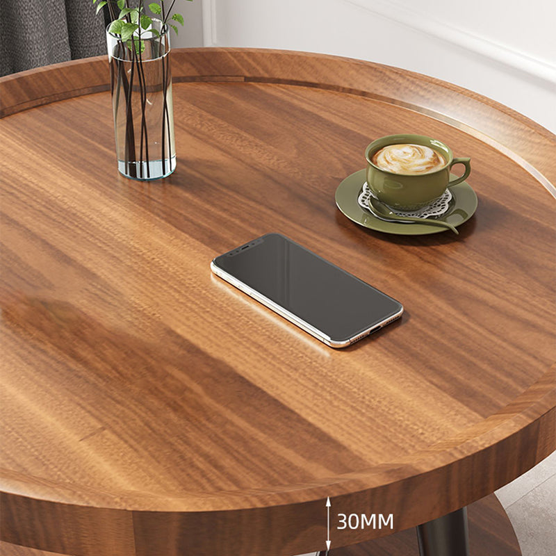 Nordic Round Coffee Table Tea/Black/White Cocktail Table for Living Room