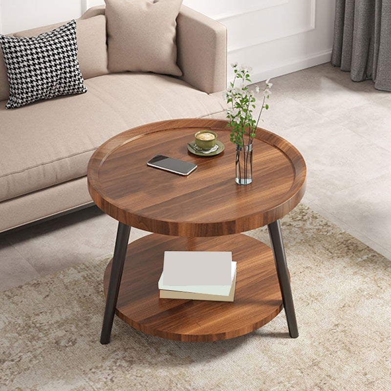 Nordic Round Coffee Table Tea/Black/White Cocktail Table for Living Room