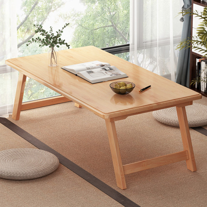 Scandinavian Rectangular Wooden Folding Coffee Cocktail Table