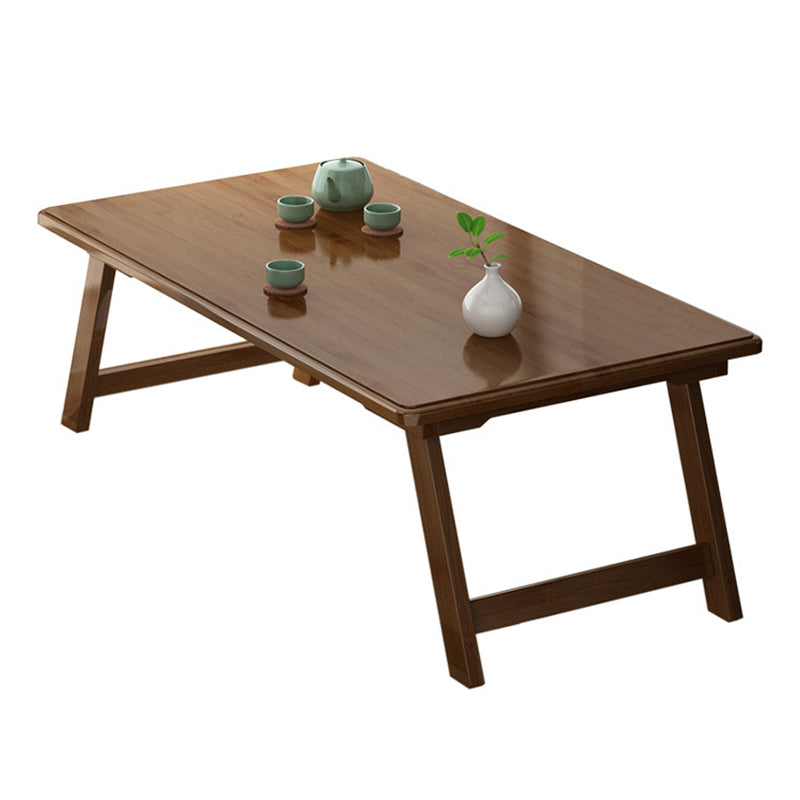 Scandinavian Rectangular Wooden Folding Coffee Cocktail Table