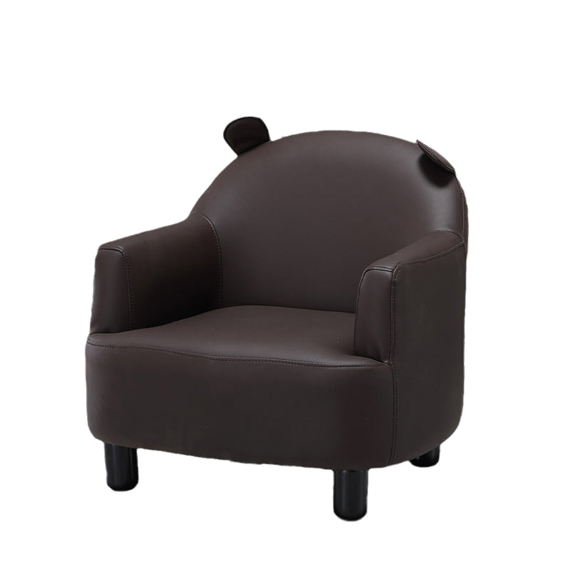 Basic Four Leg Arm Chair Arms Included Barrel Accent Chair, 20.47" W √ó 20.08" L √ó 20.47" H