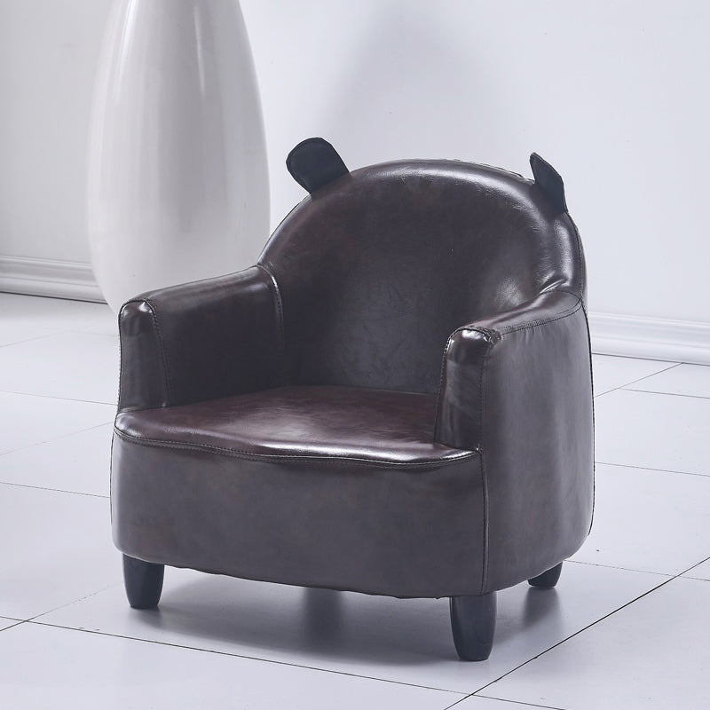 Basic Four Leg Arm Chair Arms Included Barrel Accent Chair, 20.47" W √ó 20.08" L √ó 20.47" H