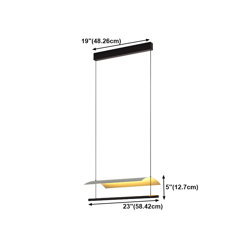 Simple Island Lighting Fixture Contemporary Pendant Lighting Fixture