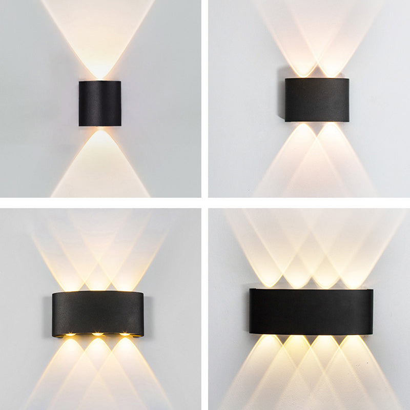 Multi Lights Wall Mount Light LED Wall Light with Metal Shade for Outdoor