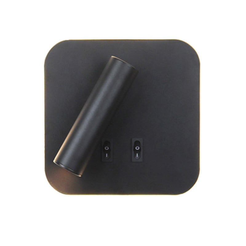 Modern Style Wall Mount Light 2 Lights LED Wall Light with Acrylic Shade for Bedside