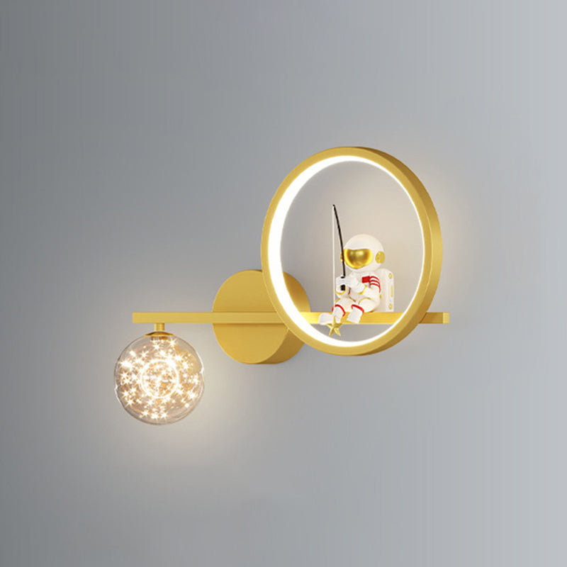 Children LED Wall Mount Light Cartoon Wall Light with Acrylic Shade for Bedroom
