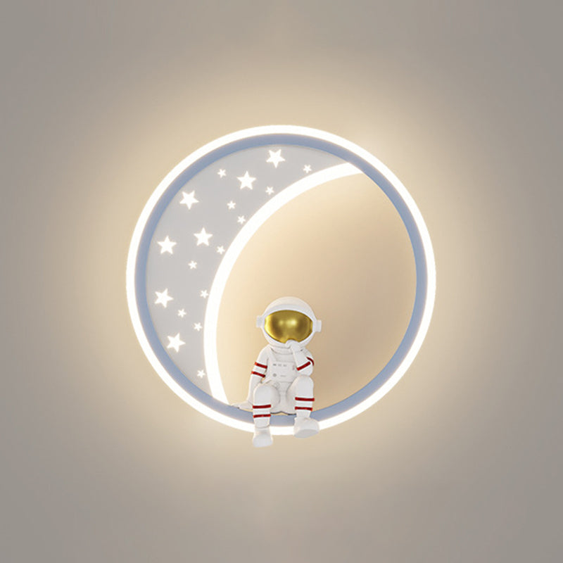 Cartoon LED Wall Mount Light Children Wall Light with Acrylic Shade for Bedroom