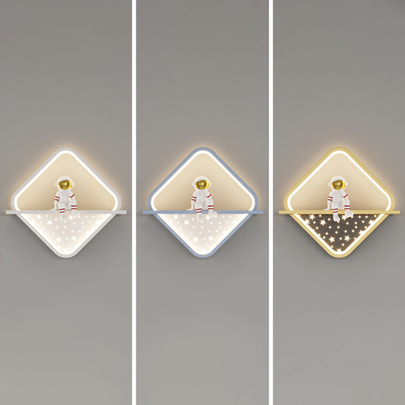 Cartoon LED Wall Mount Light Children Wall Light with Acrylic Shade for Bedroom