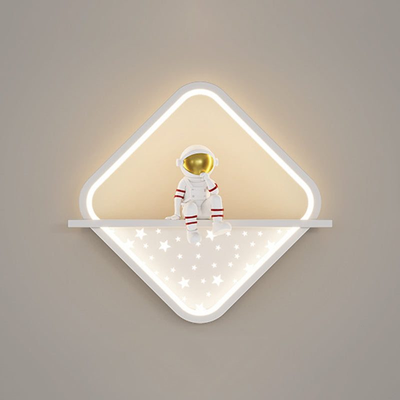 Cartoon LED Wall Mount Light Children Wall Light with Acrylic Shade for Bedroom