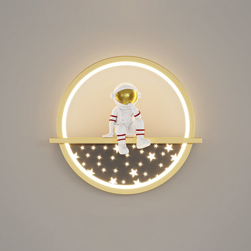Cartoon LED Wall Mount Light Children Wall Light with Acrylic Shade for Bedroom